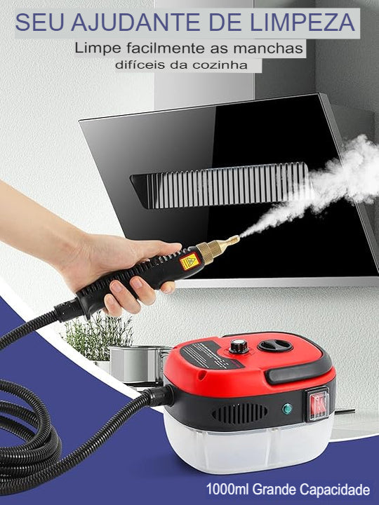 Máquina de limpeza a vapor pressurizada de alta temperatura portátil de 2500 W